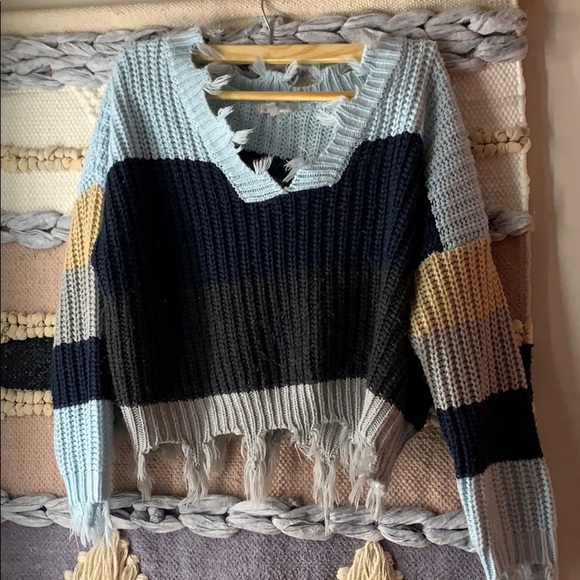 Comfy cropped oversized sweater - Picture 1 of 1